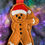Thumbnail: Flossing gingerbread man ornament