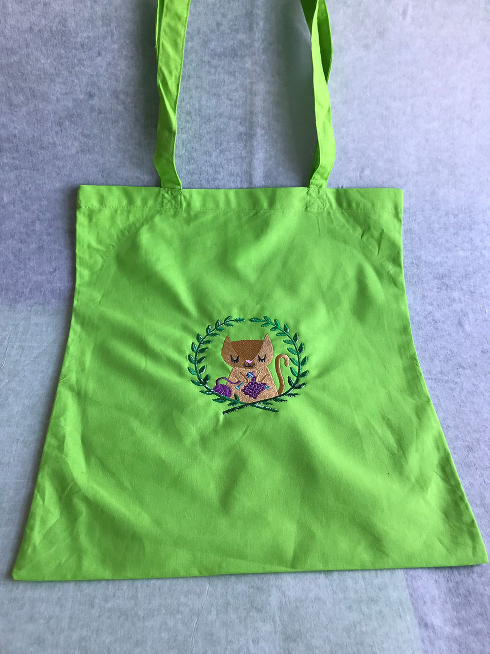 Knitting Kitten shopper