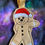 Thumbnail: Flossing gingerbread man ornament