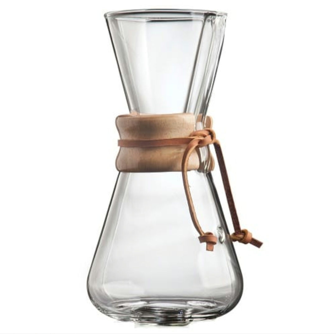 Chemex glass coffee dripper