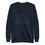 Thumbnail: Cedar St Unisex Premium Sweatshirt Blue Text