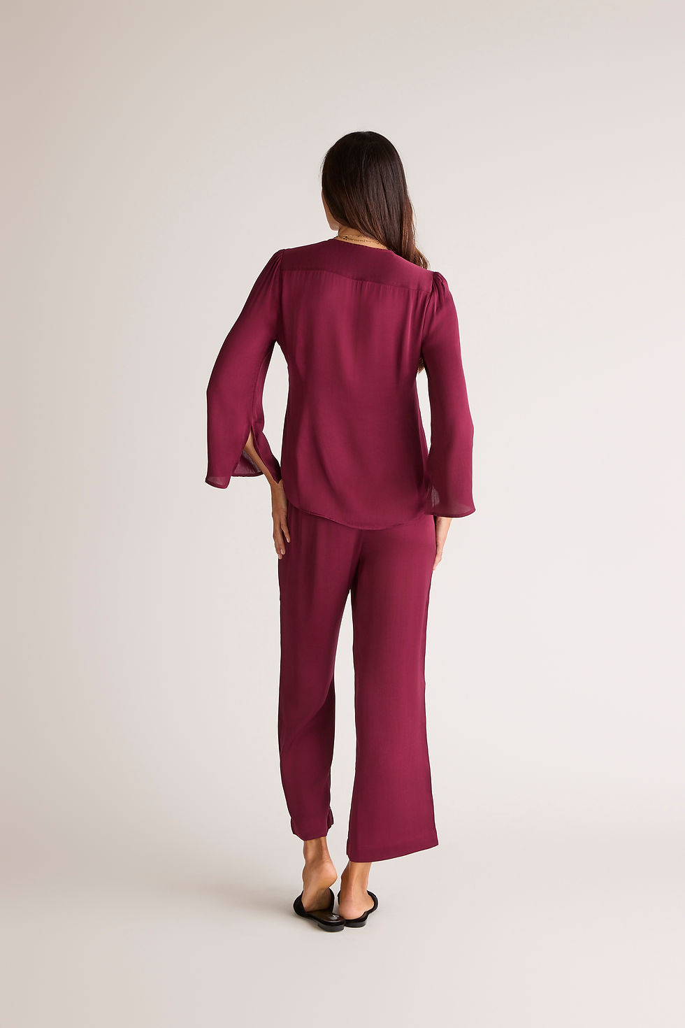 The Muse Top with Straight Bottom Set