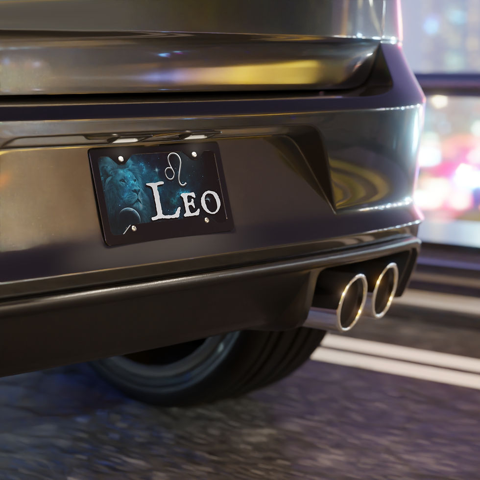 Thumbnail: Leo Custom License Plate On Car