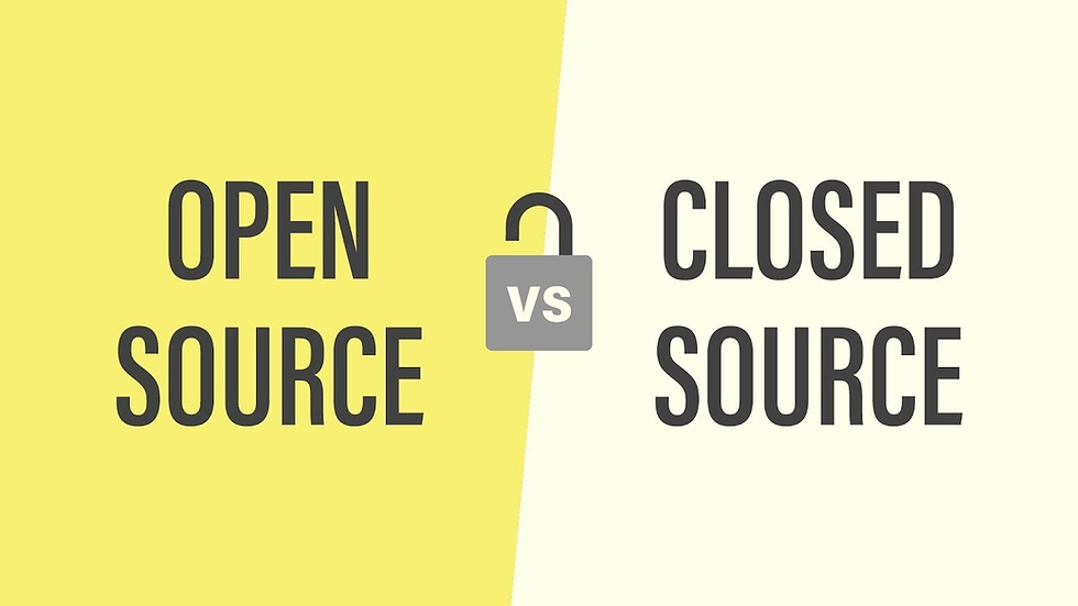 Open source vs Closed source