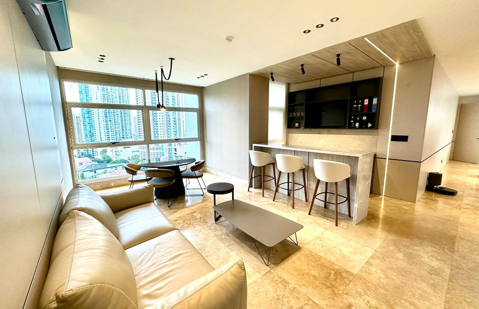 Remodelled 4-Bedroom Apartment in Q Tower, Punta Pacifica, Panama City, Punta Pacifica, Panama – photo 3 of 16