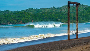 Beach swing at Playa Venao near Pedasí, Panama