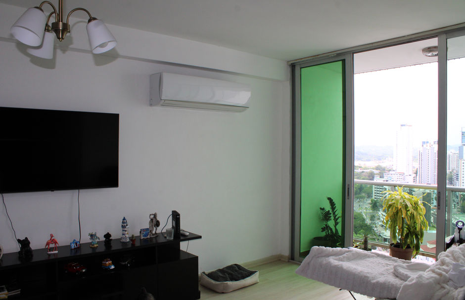 3-Bedroom Apartment with Balcony in The Seawaves, Marbella, Panama City, Panama – photo 1 of 16