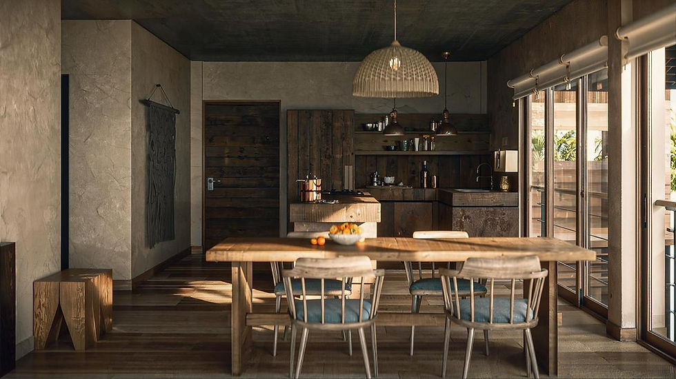 Paunch Plaza, Kitchen, 2 Bedroom Apartment, Render.jpg