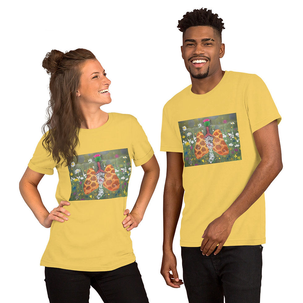 Thumbnail: Honey Lungs Unisex t-shirt