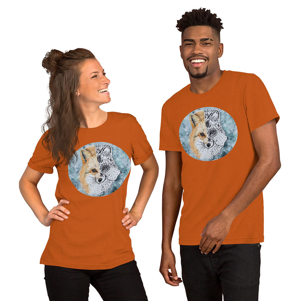 Thumbnail: Fox Spirit Short-Sleeve Unisex T-Shirt