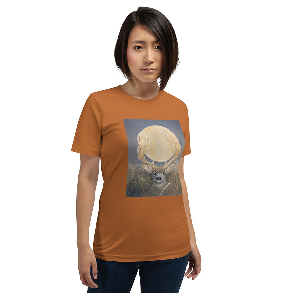 Thumbnail: Full Buck Moon Unisex t-shirt