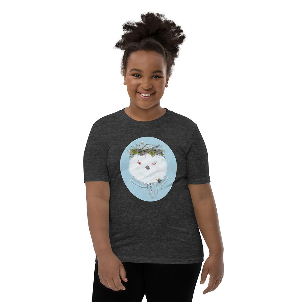 Thumbnail: Woodland Santa Youth Short Sleeve T-Shirt