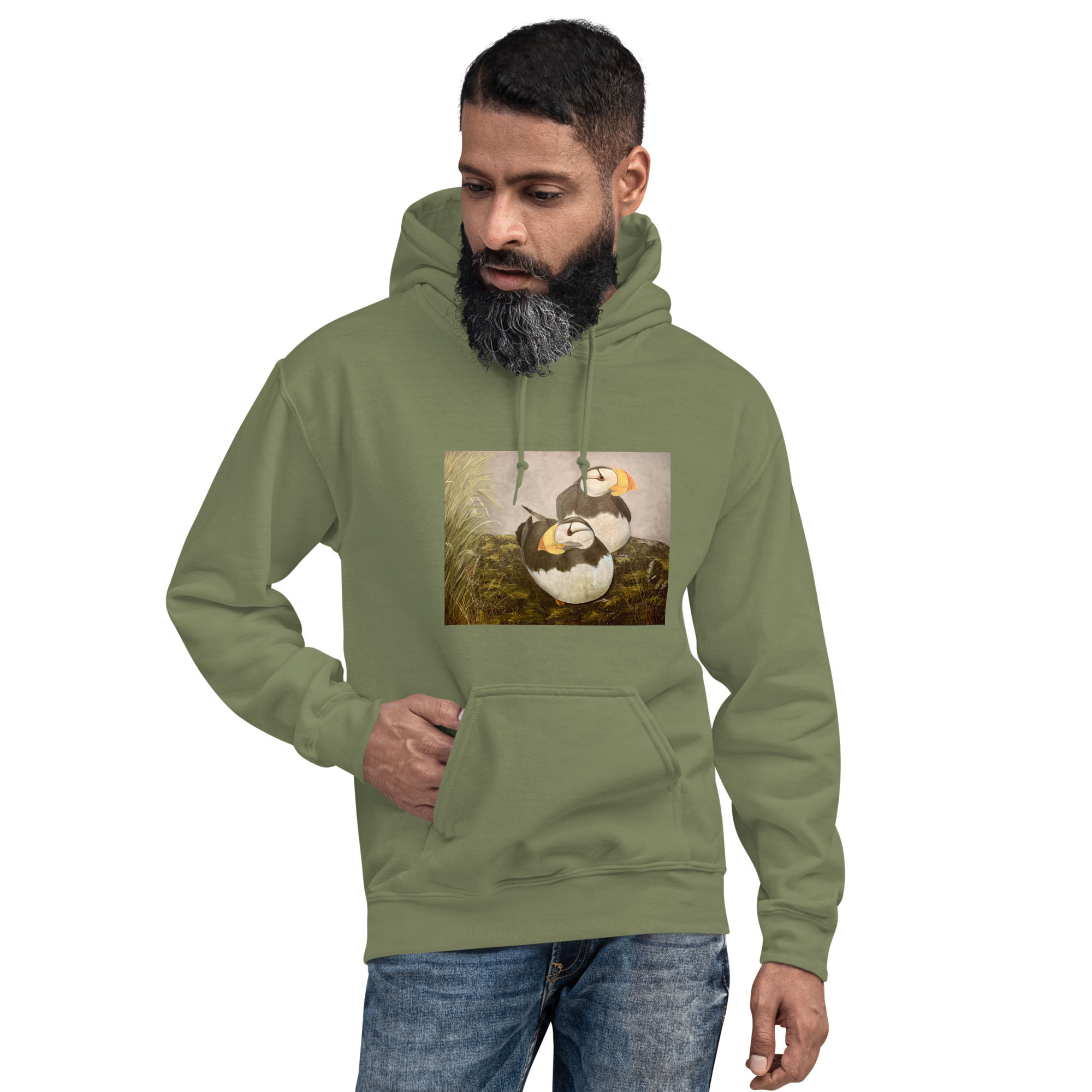 Puffins Unisex Hoodie
