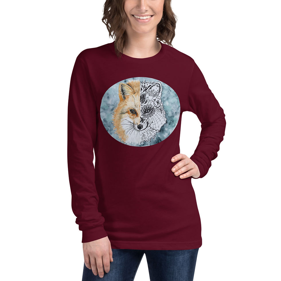 Thumbnail: Fox Spirit Unisex Long Sleeve Tee