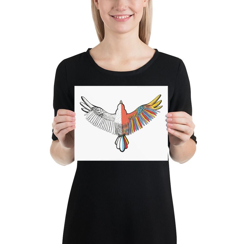 Bird of Two Wings Fine Art Prints