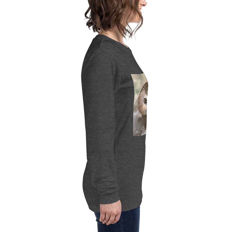 Thumbnail: Curious Owl Unisex Long Sleeve Tee