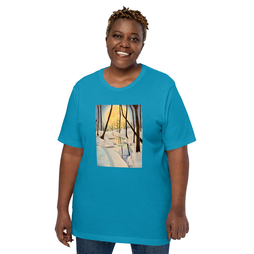 Thumbnail: Snow Moon Unisex t-shirt