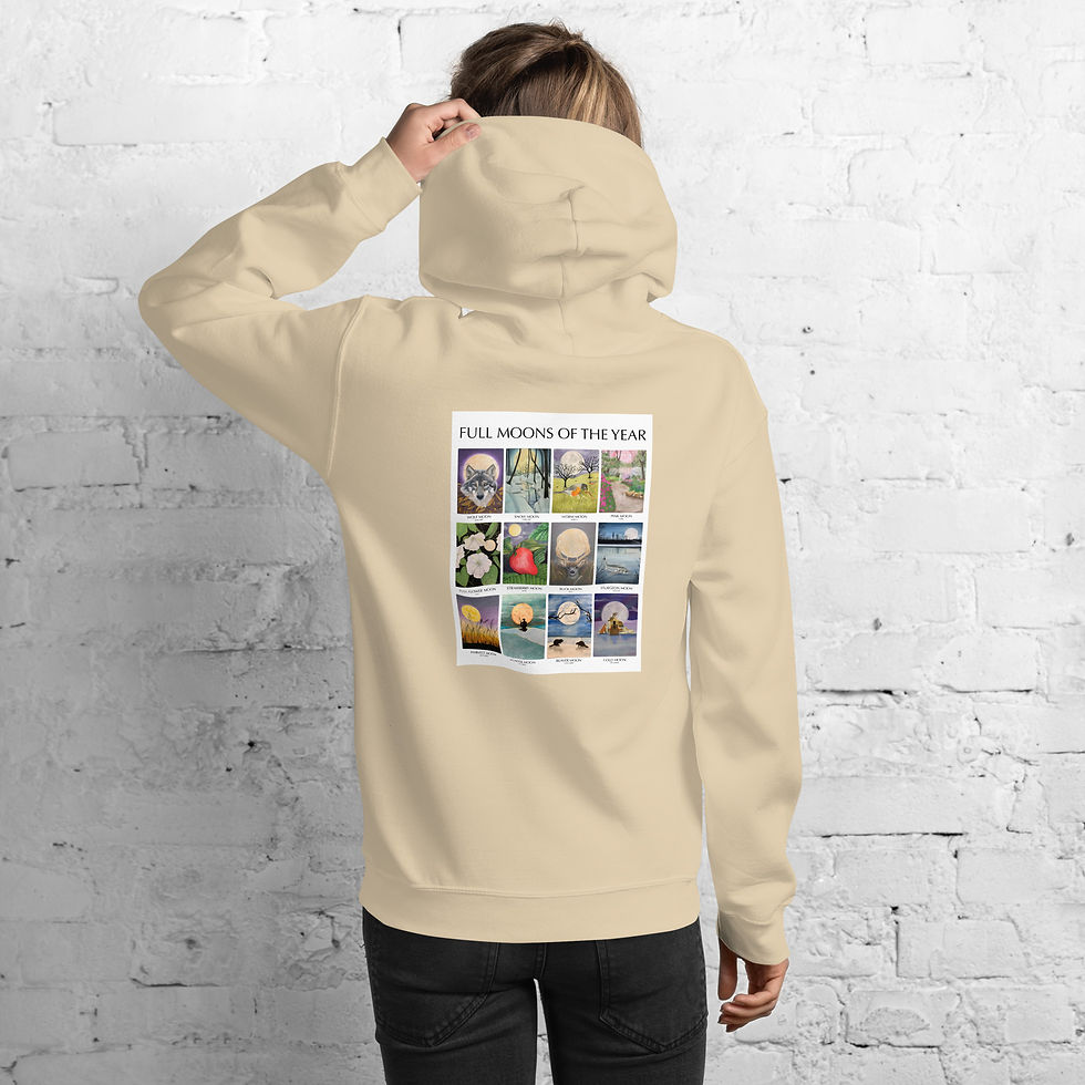Thumbnail: 12 Month's of Full Moon Unisex Hoodie