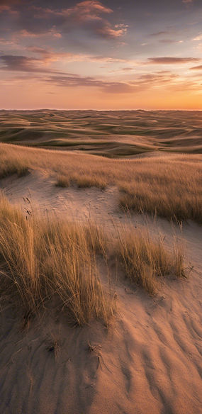 Landscape image of a sunrise on the Nebraska Sandhills.jpg