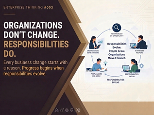 Enterprise Thinking #003: Organizations Don't Change. Responsibilities Do.