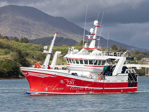 The Dillon Owen II on her maiden trip to sea, Castletowbere, Beara West Cork