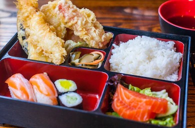 Arranged Food and Objects