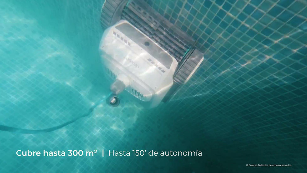 Thumbnail: Cecotec Conga Pooldroid 10000 TotalClean AquaSkater Robotic Pool Cleaner for Flo
