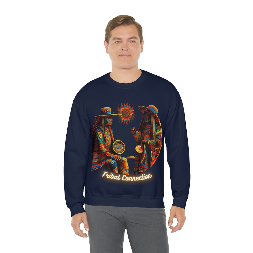Thumbnail: Tribal approach - Unisex Heavy Blend Crewneck Sweatshirt