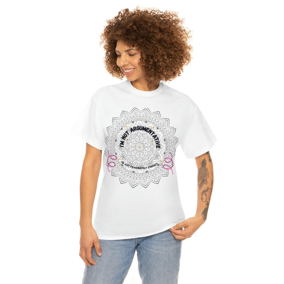 Argumentative - unisex heavy cotton tee