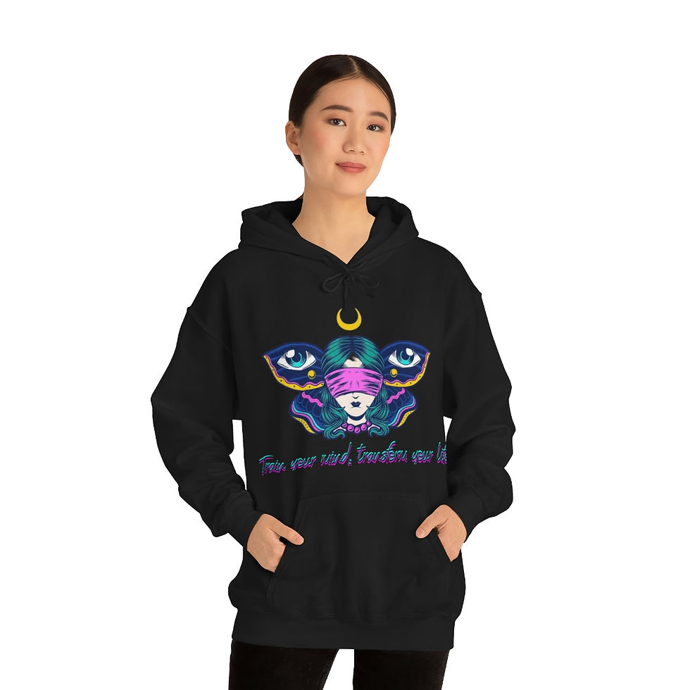Thumbnail: All Eye Butterfly - unisex heavy blend hooded sweatshirt