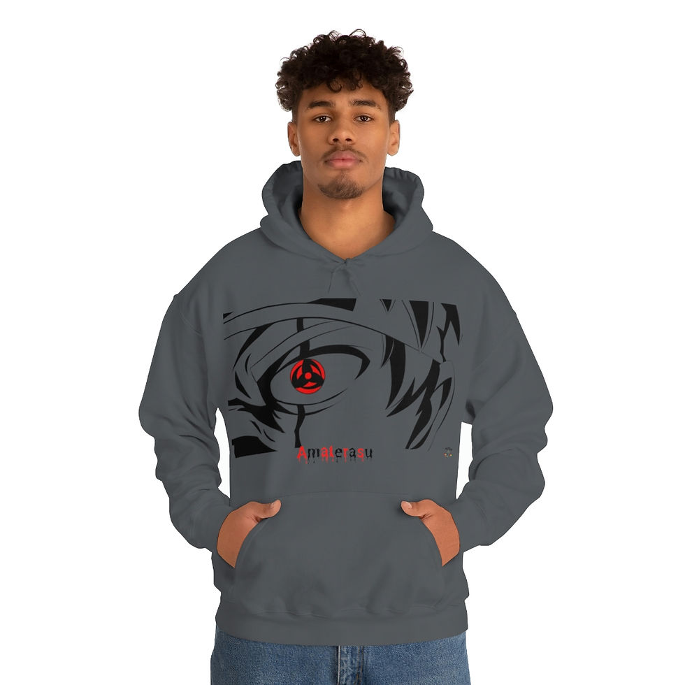 Thumbnail: Amaterasu Kakashi Sensei - unisex heavy blend hooded sweatshirt