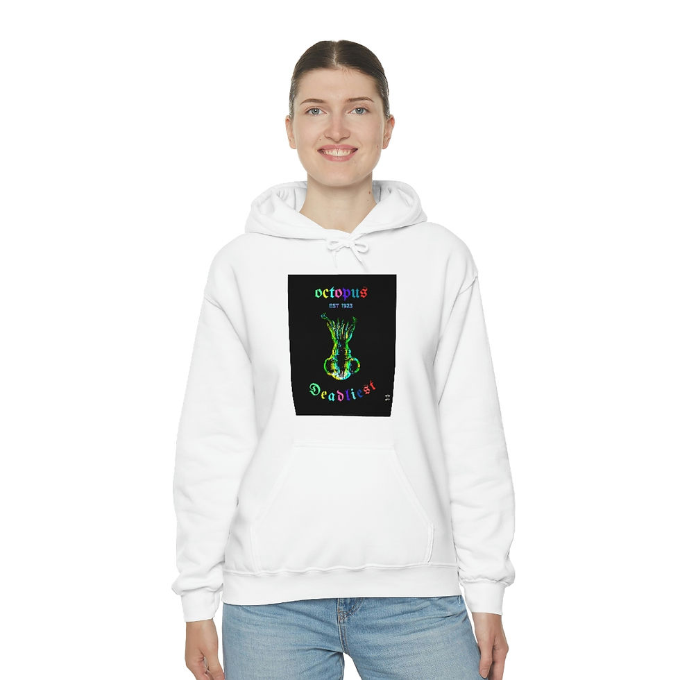 Thumbnail: Deadliest Octopus - unisex heavy blend hooded sweatshirt