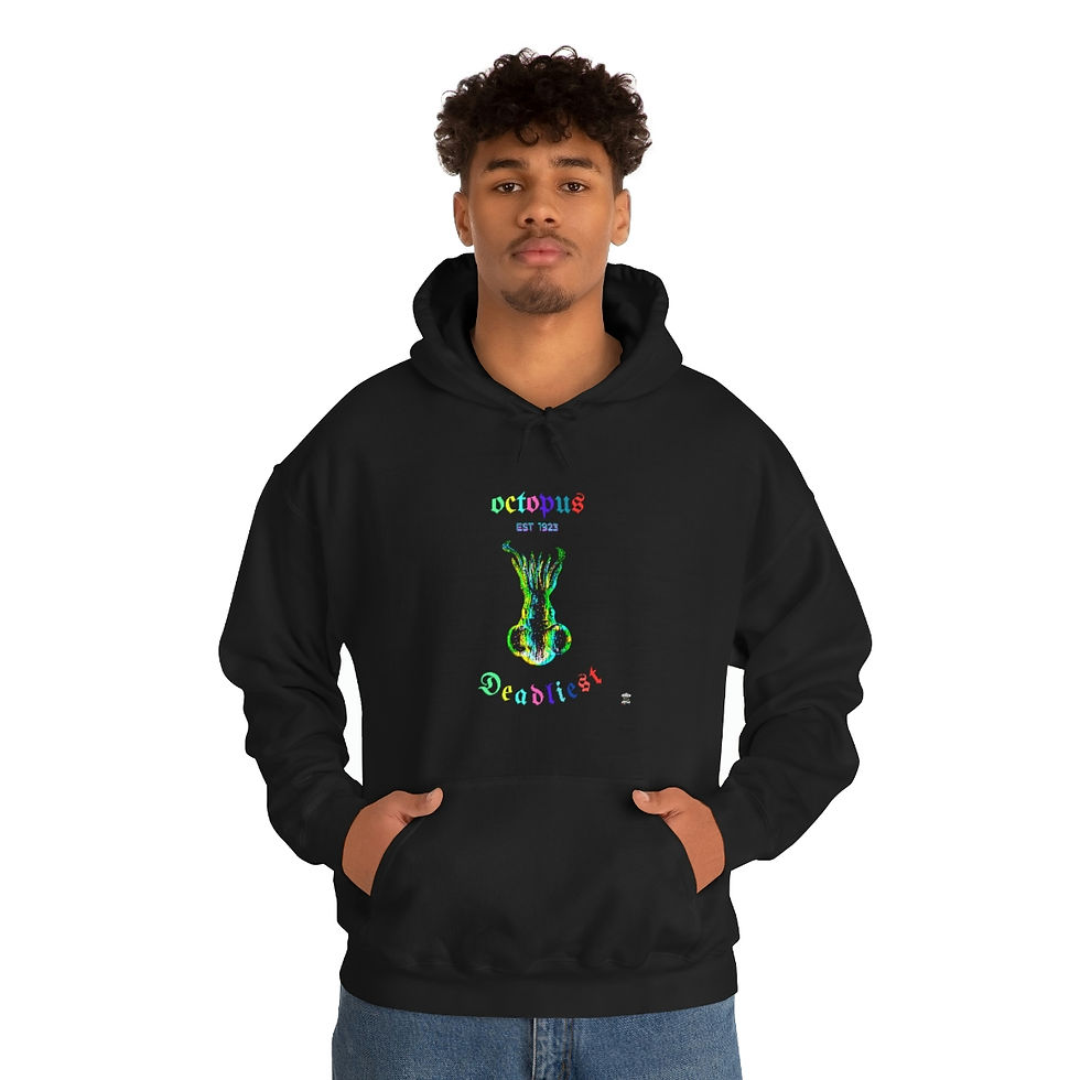 Thumbnail: Deadliest Octopus - unisex heavy blend hooded sweatshirt