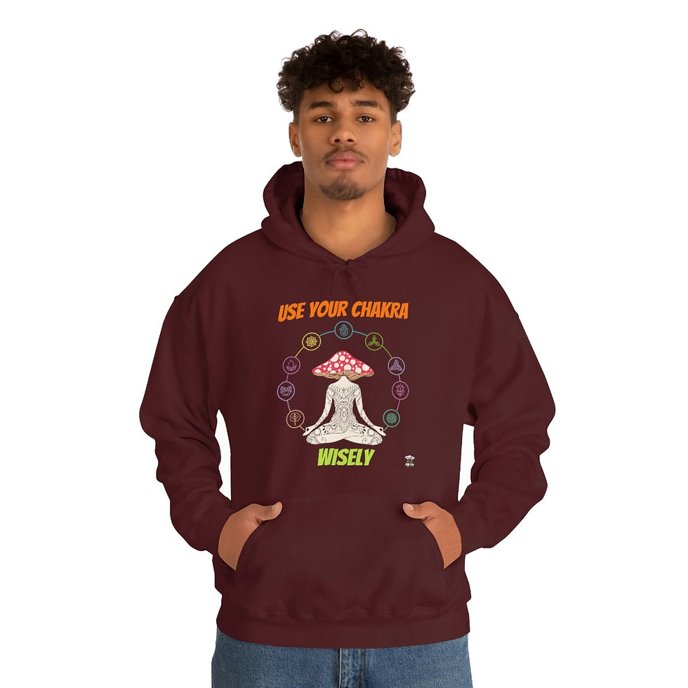 Thumbnail: Chakras - unisex heavy blend hooded sweatshirt