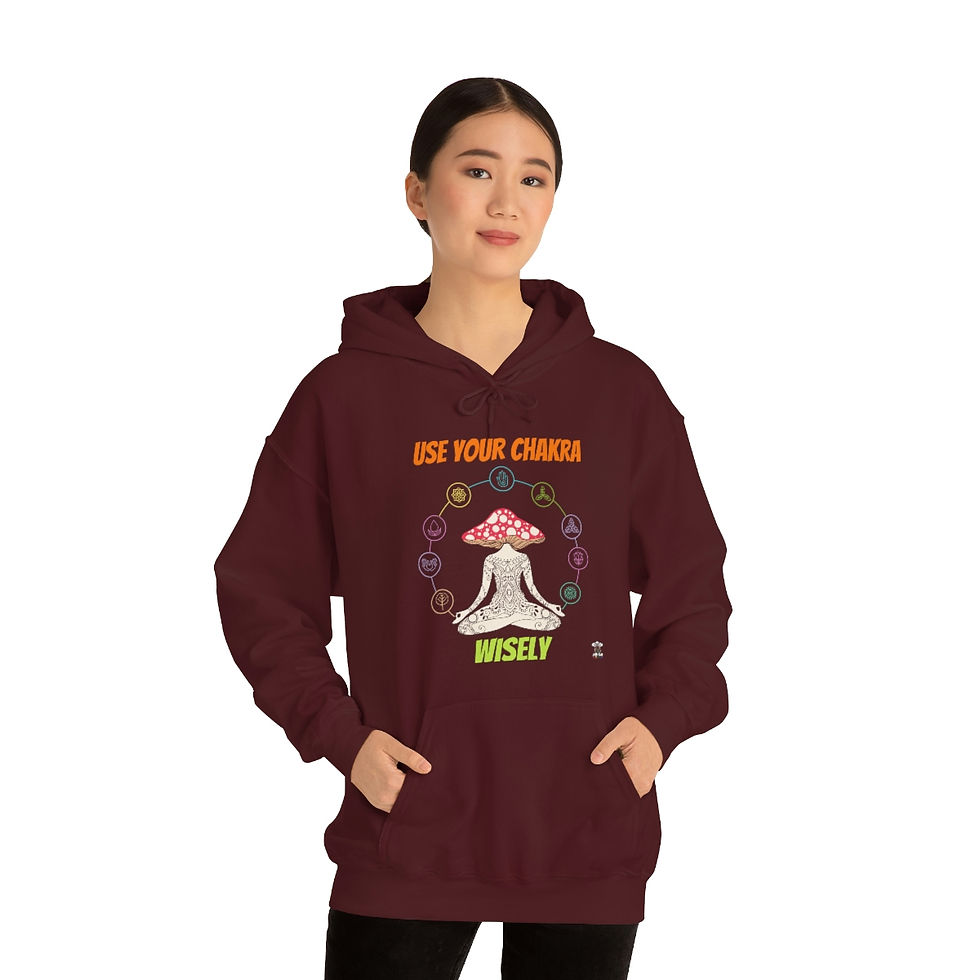 Thumbnail: Chakras - unisex heavy blend hooded sweatshirt