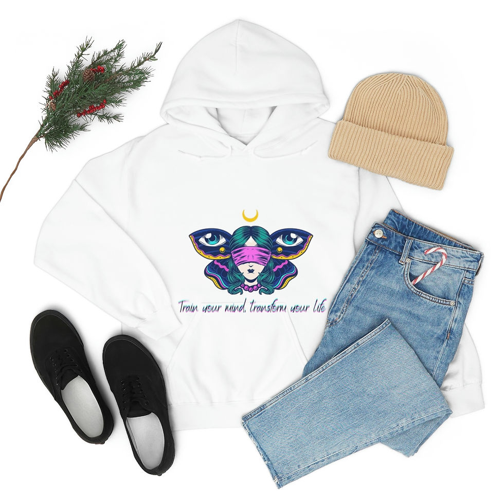 Thumbnail: All Eye Butterfly - unisex heavy blend hooded sweatshirt