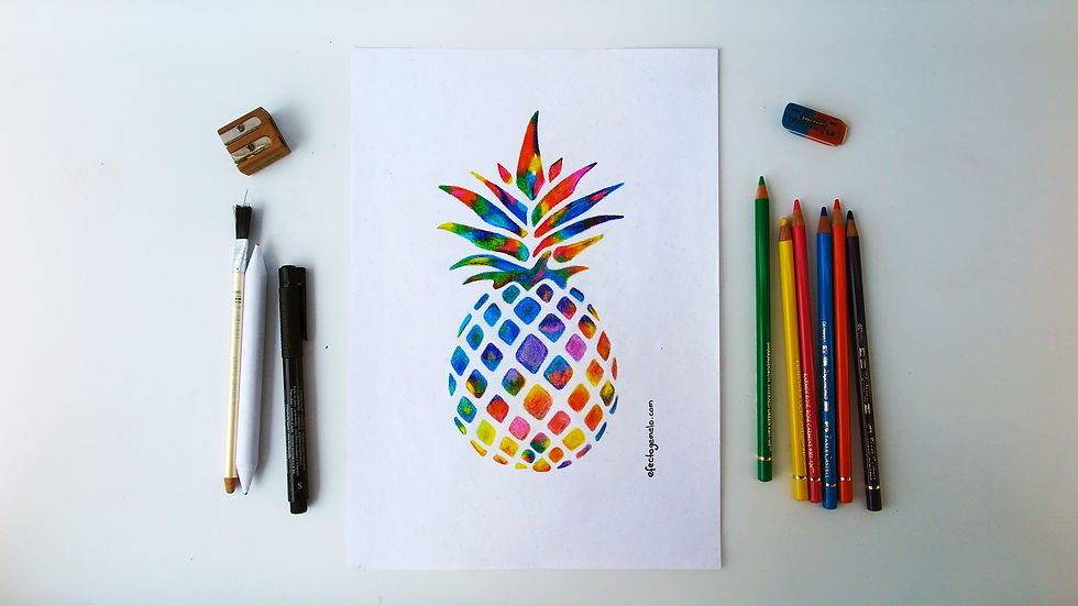 Miniatura: "Piña" - Colores