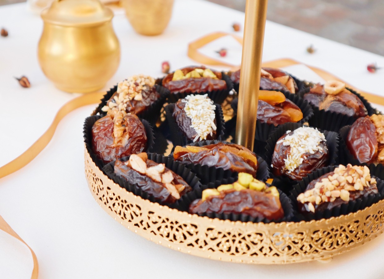 Arranged Food and Objects