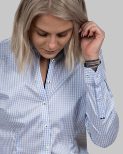 James Harvest Women's Check Business Shirt