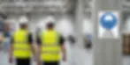 Clear construction site safety signage and hazard warnings helping communicate risks and guide movement on site