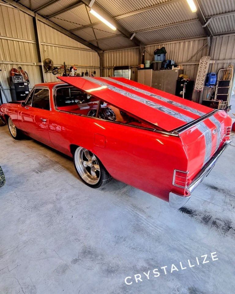 Candy red custom classic, fully detailed