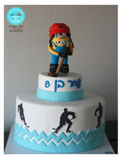 עוגה של מיניון הוקי קרח