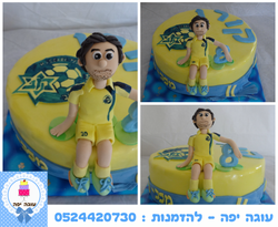 עוגה של קבוצת מכבי תל אביב בכדורגל