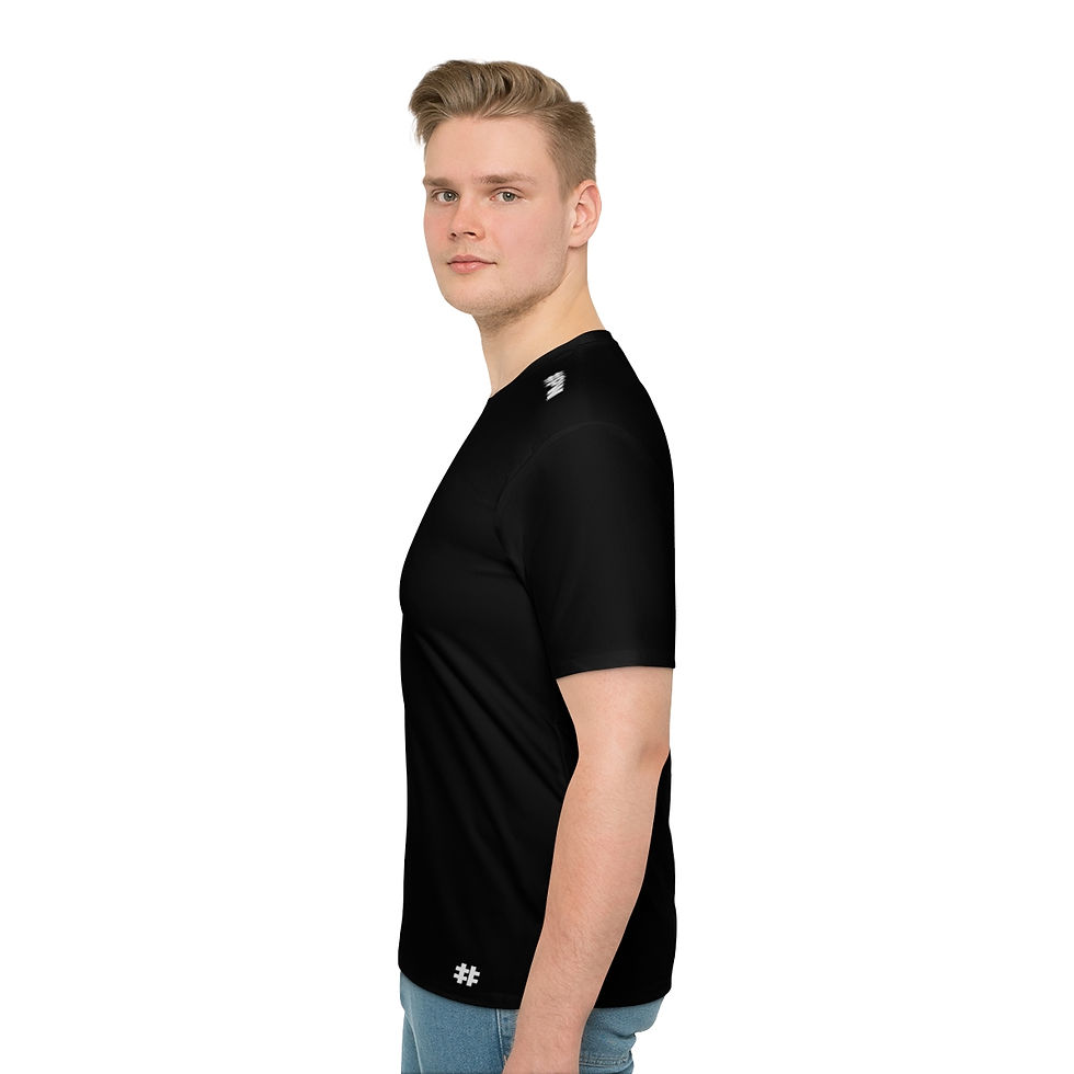 Thumbnail: Unisex Loose T-shirt - Black/White