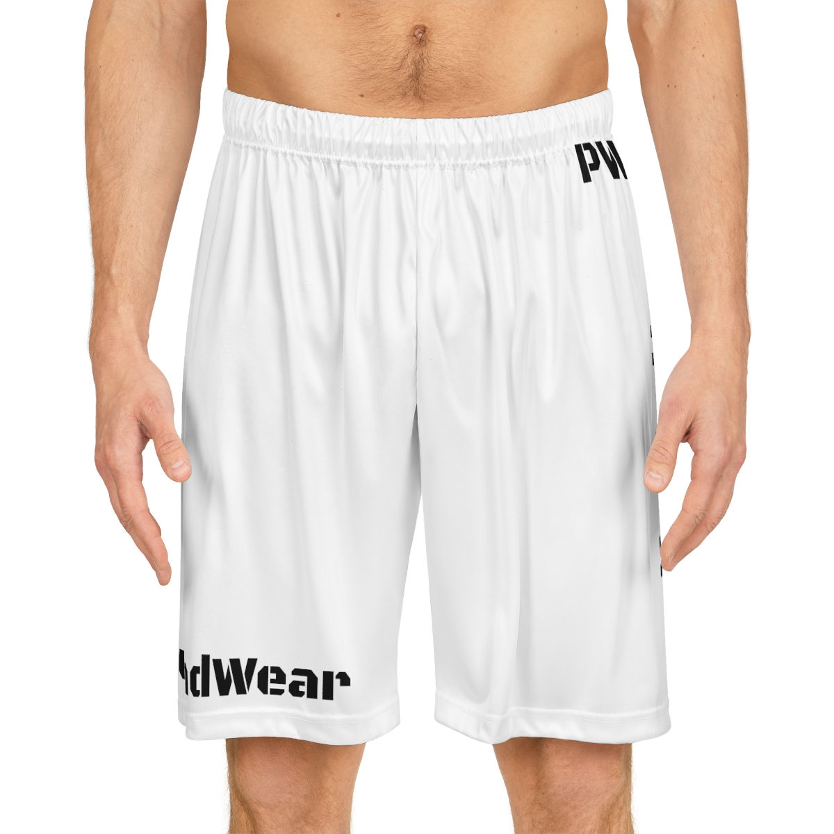 Basketball Shorts - White