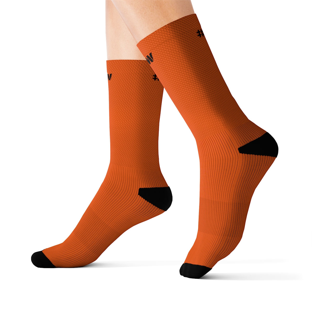 #PoundWear Socks - Orange/Black