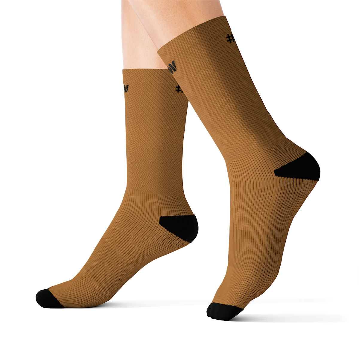 #PoundWear Socks - Tan/Black