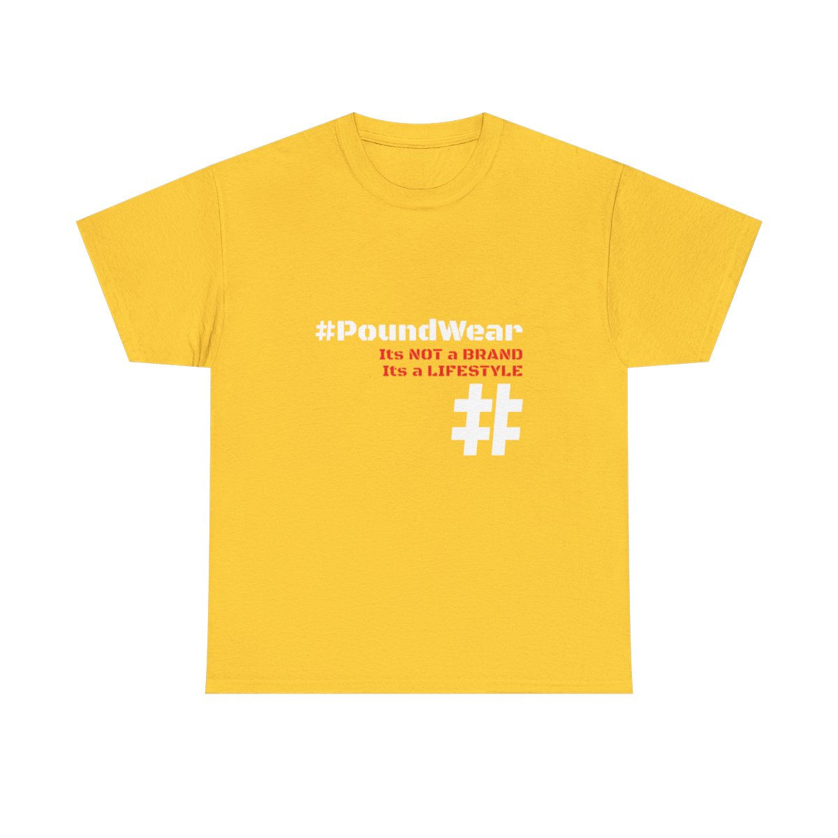 Unisex Heavy Cotton Tee - Yellow