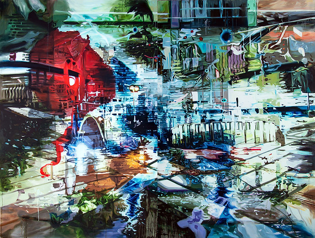 13...Passing by Funkturm, 194x260cm, Oil on Canvas, 2020~2021 .jpg