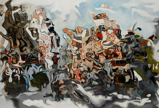 Ciytreverie, 161x194cm, Oil on canvas, 2007 .jpg